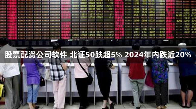 股票配资公司软件 北证50跌超5% 2024年内跌近20%